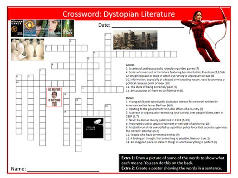 dystopian novel film series crossword|dystopian series Crossword Clue .